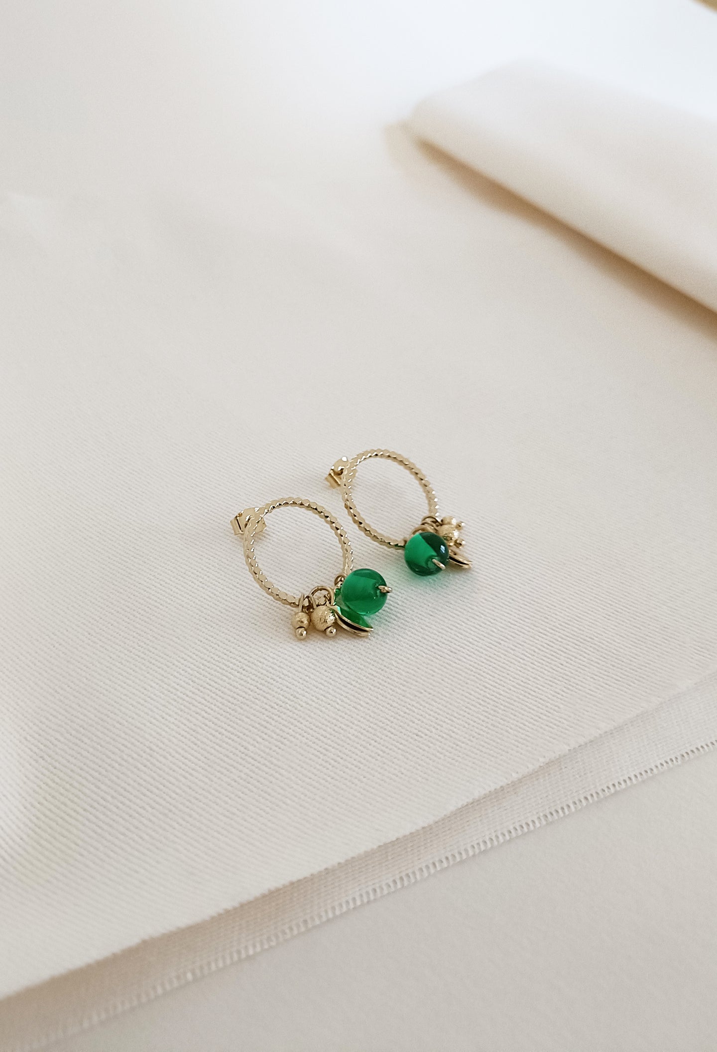 Boucles d'oreilles RONDES MARGARETTE