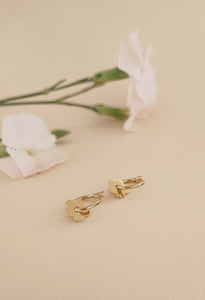♥ Boucles d'oreilles CRÉOLES ROSE