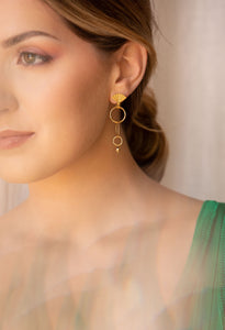 Boucles d'oreilles LONGUES LORETTE