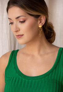 Boucles d'oreilles LONGUES LORETTE