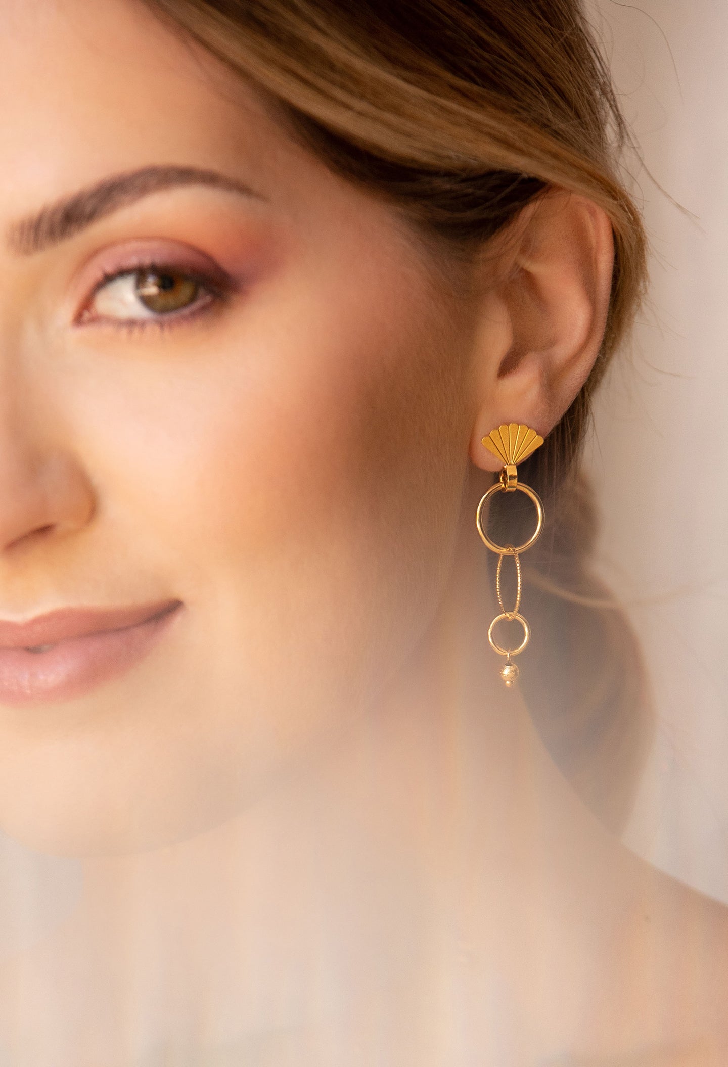 Boucles d'oreilles LONGUES LORETTE