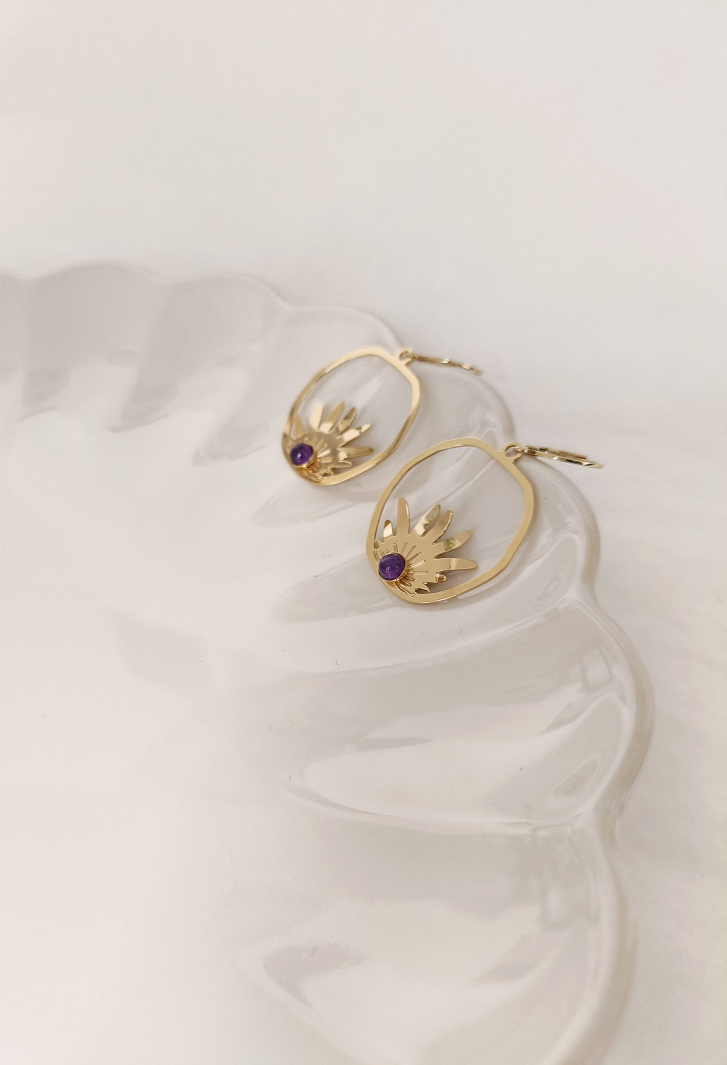 Boucles d'oreilles ROSETTE