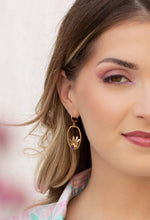 Charger l&#39;image dans la galerie, Boucles d&#39;oreilles ROSETTE
