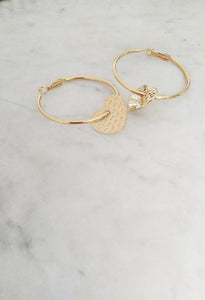 Boucles grandes créoles LINDA