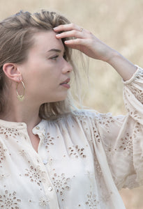 Boucles grandes créoles LINDA
