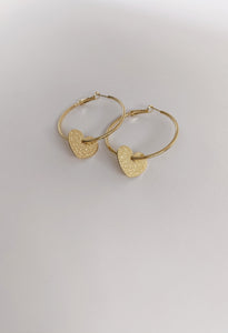 Boucles grandes créoles LINDA